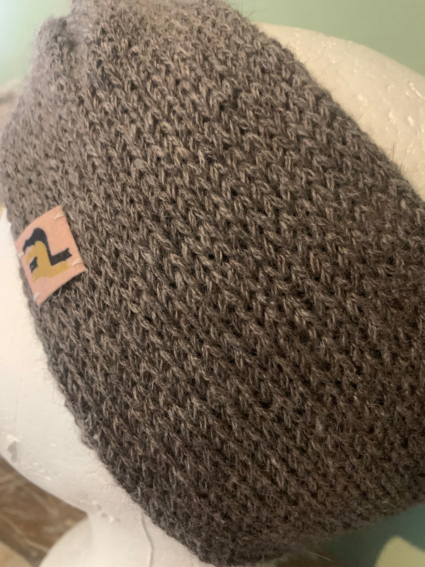 Oorwarmer donker grijs