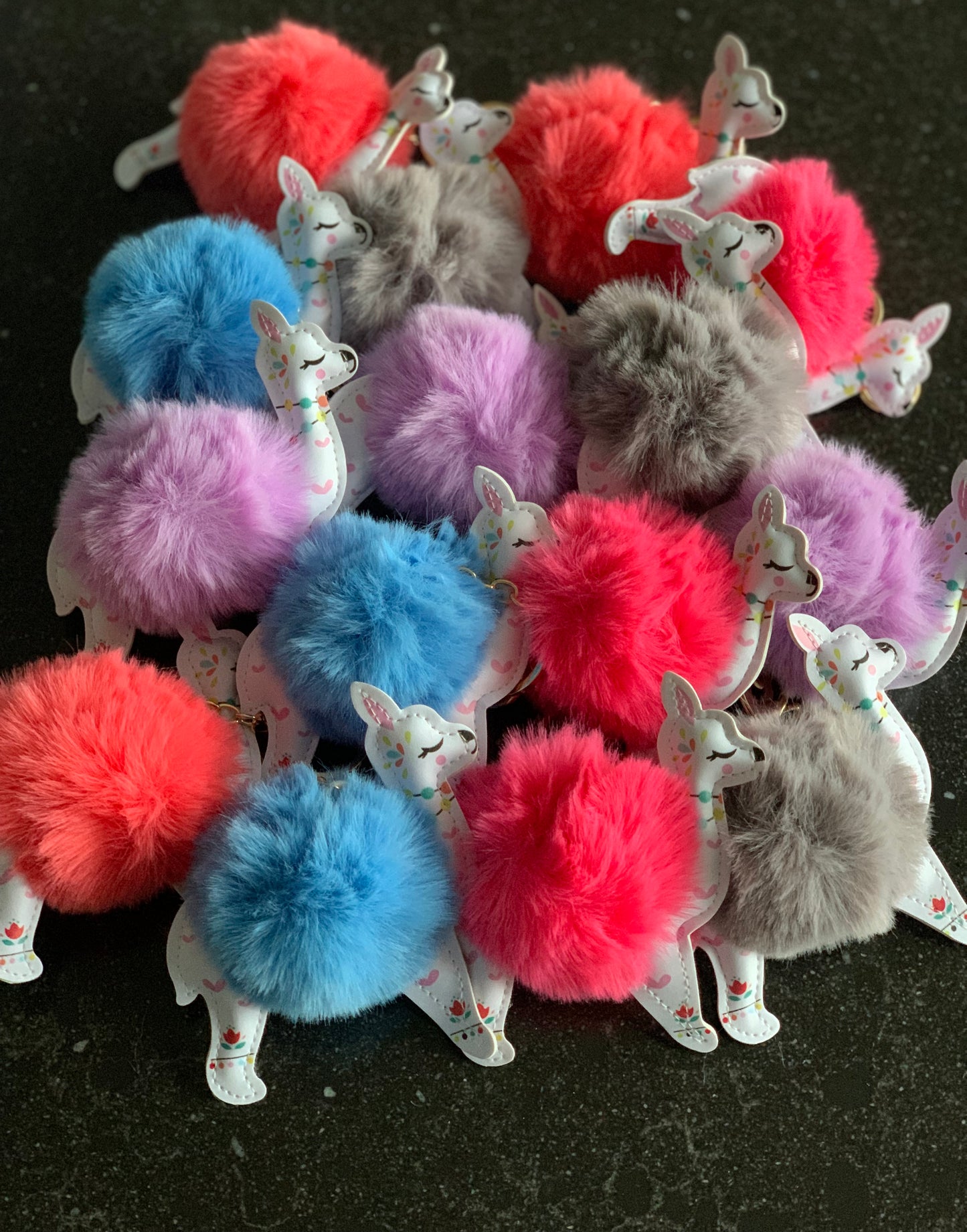 Sleutelhanger pompon