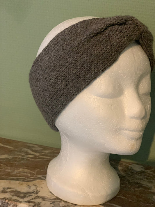 Oorwarmer donker grijs