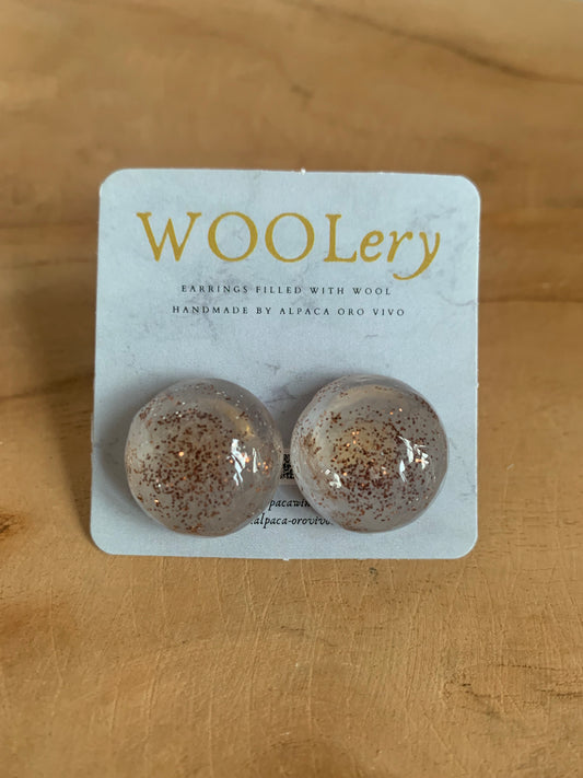 Oorbel steker glitter