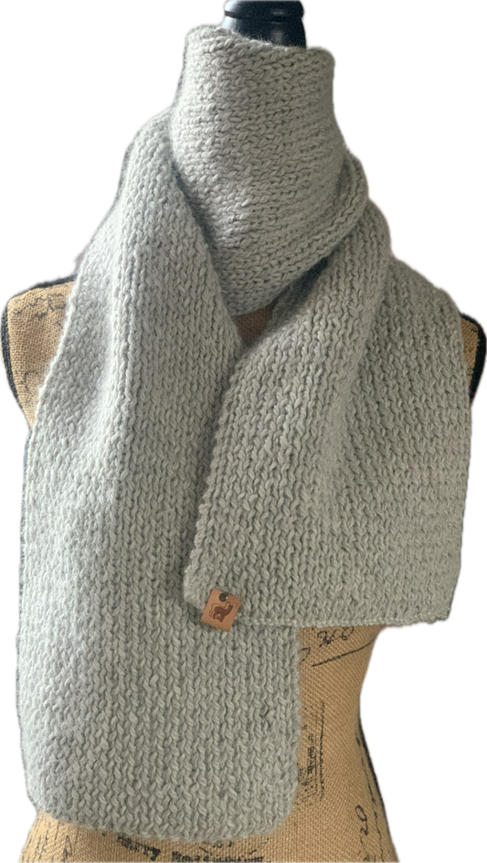 Sjaal XL licht grijs